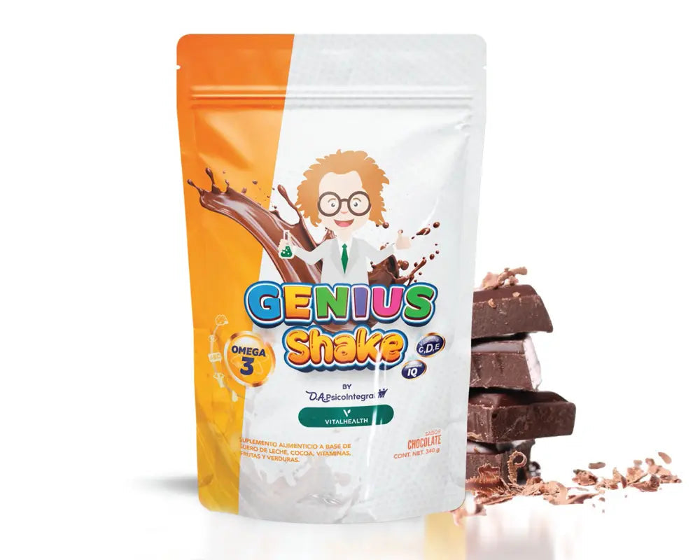 Genius Shake – Nutrición Completa para Niños en Crecimiento 🧠🥤